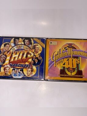 CD’s 20 Years of #1 Hits 1940-1959 & Golden Memories of the 40’s Readers Digest